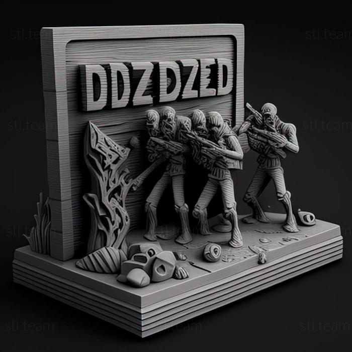 3D model Zombie Defense game (STL)